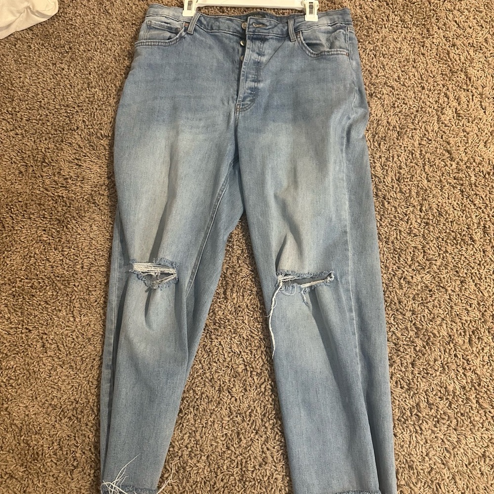 Wild Fable Blue Boyfriend Jeans Distressed